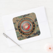 USMC Emblem [Special Edition] [3D] Vierkante Sticker (Envelop)