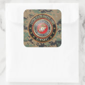 USMC Emblem [Special Edition] [3D] Vierkante Sticker (Tas)