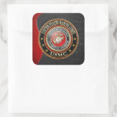 USMC Emblem [Special Edition] [3D] Vierkante Sticker (Tas)