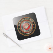 USMC Emblem [Special Edition] [3D] Vierkante Sticker (Envelop)