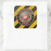 USMC Emblem [Special Edition] [3D] Vierkante Sticker (Tas)