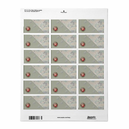 USMC Emblem & Uniform [3D] Etiket (Full Sheet)