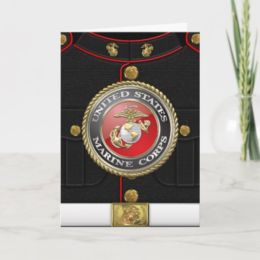 USMC Emblem & Uniform [3D] Kaart (Voorkant)