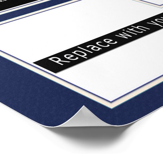 USMC-fotocollage met sterren Poster (Hoek)