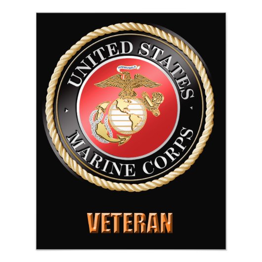 USMC-fotouitbreiding Foto Afdruk (Voorkant)