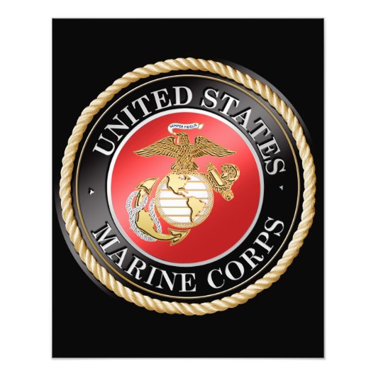 USMC-fotouitbreiding Foto Afdruk (Voorkant)