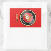 USMC Gepensioneerde Sticker (Tas)