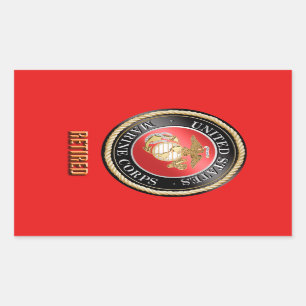 USMC Gepensioneerde Sticker