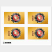 USMC Gepensioneerde Sticker (Vel)