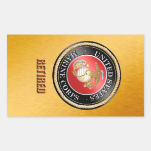 USMC Gepensioneerde Sticker