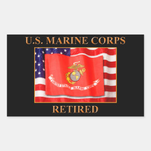 USMC Gepensioneerde Stickers
