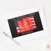 USMC Gepensioneerde Stickers (Envelop)