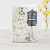 USMC Huwelijk Kaart (Gele Bloem)