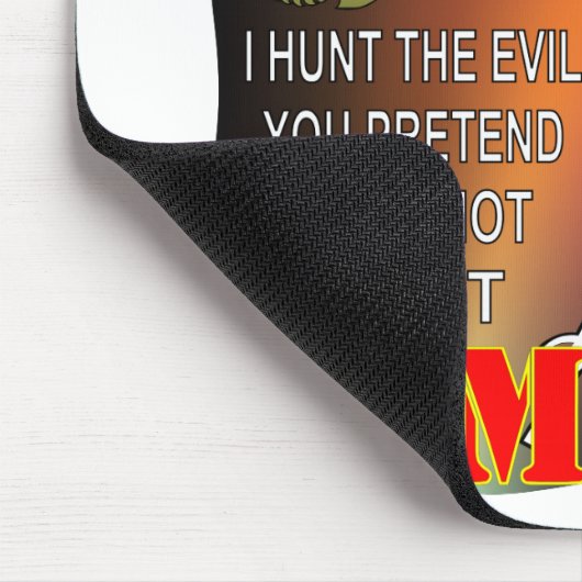 USMC I Hunt het kwaad dat u voorstelt niet bestaat Muismat (Hoek)