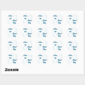 USMC I Love My Devil Dog Ronde Sticker (Vel)