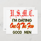 USMC Ik heb een van de weinige goede Mannen Briefkaart (Voorkant / Achterkant)