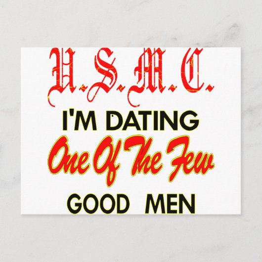 USMC Ik heb een van de weinige goede Mannen Briefkaart (Voorkant)