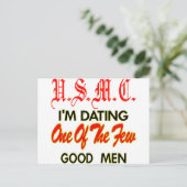 USMC Ik heb een van de weinige goede Mannen Briefkaart (Staand voorkant)