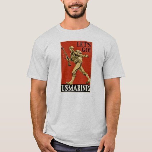 USMC in de Grote Oorlog T-shirt (Voorkant)