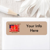 USMC in ruste Etiket (Insitu)