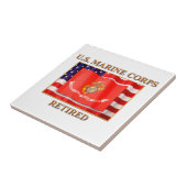 USMC in ruste Tegeltje (Zijkant)