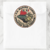 USMC IRAQ VETERAN RONDE STICKER (Tas)