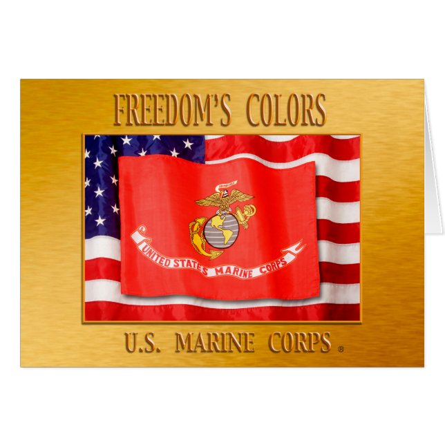 USMC-Kaart (Voorkant Horizontaal)