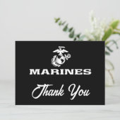USMC Logo gestapeld - Wit Bedankkaart (Staand voorkant)