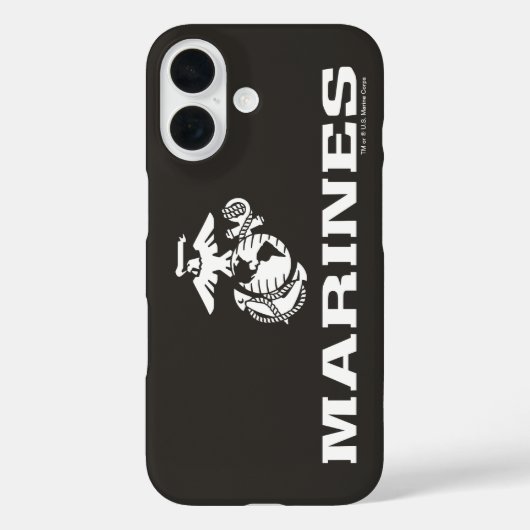 USMC Logo gestapeld - Wit Case-Mate iPhone Case (Achterkant)