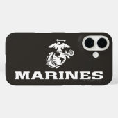 USMC Logo gestapeld - Wit Case-Mate iPhone Case (Achterkant (horizontaal))