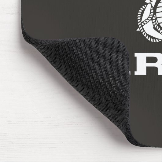 USMC Logo gestapeld - Wit Muismat (Hoek)