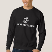 USMC Logo gestapeld - Wit Trui (Voorkant)
