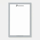 USMC Logo Stacked Black Logo Post-it® Notes (Voorkant)