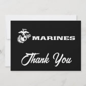 USMC Logo - Wit Bedankkaart (Voorkant)
