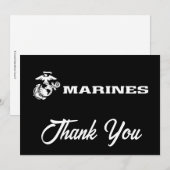 USMC Logo - Wit Bedankkaart (Voorkant / Achterkant)