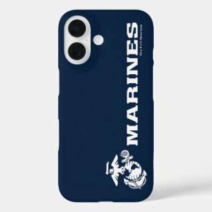 USMC Logo - Wit iPhone 16 Hoesje
