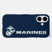 USMC Logo - Wit Case-Mate iPhone Case (Achterkant (horizontaal))