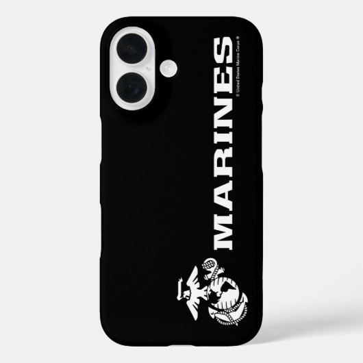 USMC Logo - Wit Case-Mate iPhone Case (Achterkant)