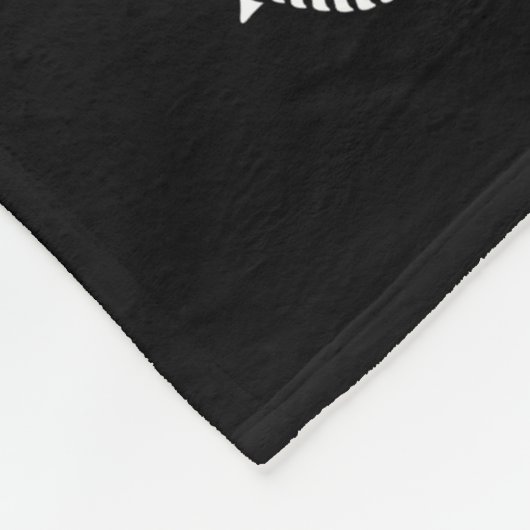 USMC Logo - Wit Fleece Deken (Hoek)