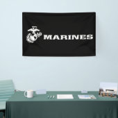 USMC Logo - Wit Spandoek (Beurs)