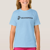 USMC Logo - zwart T-shirt (Voorkant)