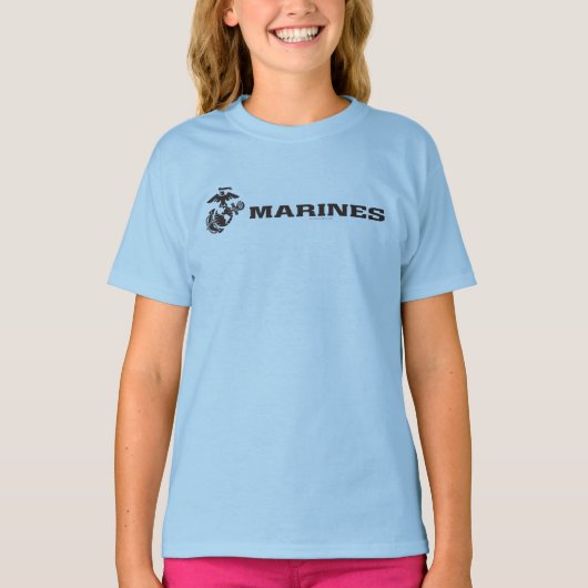 USMC Logo - zwart T-shirt (Voorkant)