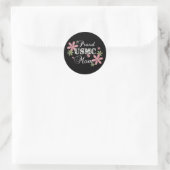 USMC Mam [fl camo] Ronde Sticker (Tas)