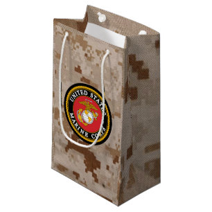 USMC Marine Corps Cadeauzakken - Desert Digital Ca Klein Cadeauzakje
