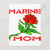 USMC Marine Mam Roos Briefkaart (Voorkant)