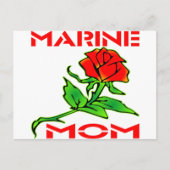 USMC Marine Mam Roos Briefkaart (Voorkant)