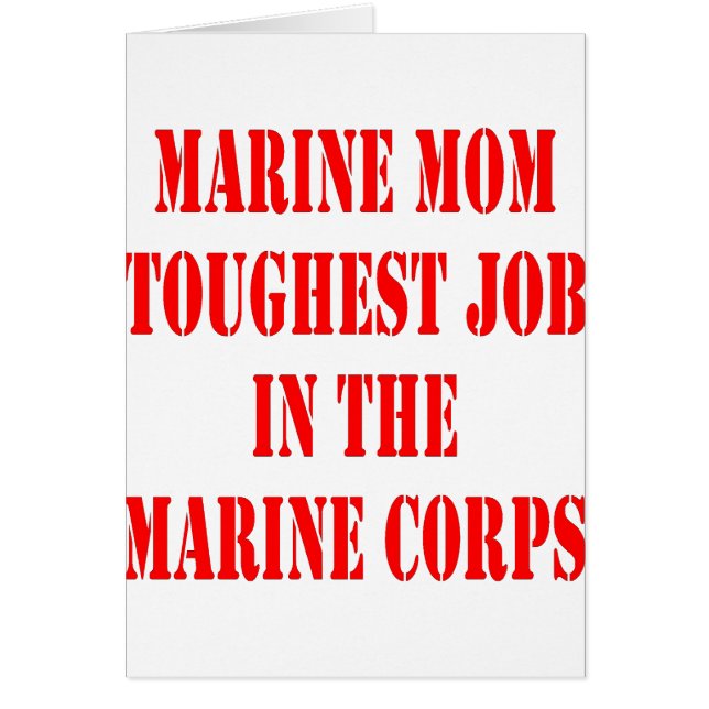 USMC MOM-zwaarste taak in het mariene corps (Voorkant)