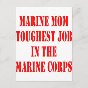 USMC MOM-zwaarste taak in het mariene corps Briefkaart