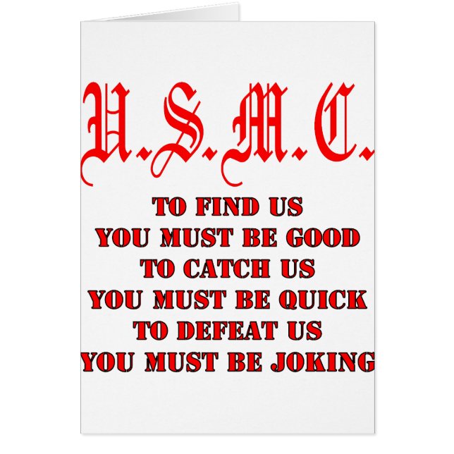 USMC om Vangst te vinden of ons te devalueren (Voorkant)