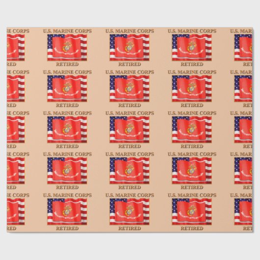 USMC-papier voor ompakken in ruste Cadeaupapier (Vlak)